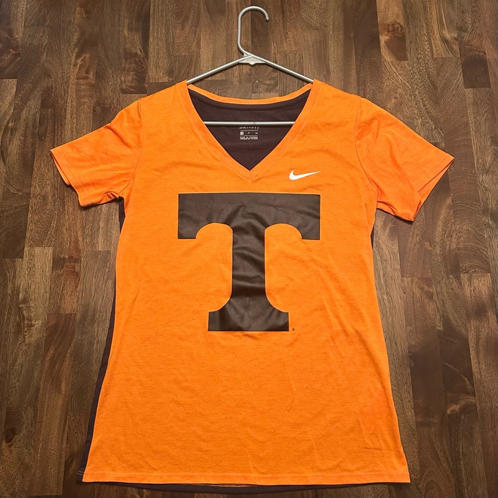 Nike Dri-FIT University of Tennessee Orange Tee with Black Accents